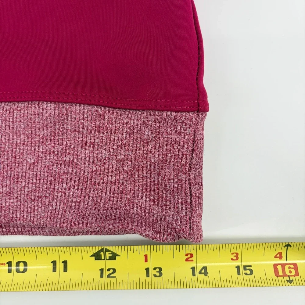 Eleven by Venus Williams Womens XL Magenta‎ Racerback High Neck Sports Bra Tank